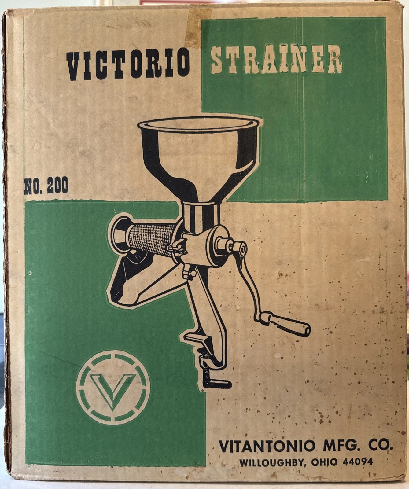Victorio No 200 Food Strainer Tomato Sauce Juicer -Complete