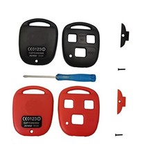 Replacement for Lexus Keys Keyless Entry Remote Housing Fit for 1 Red 1 Black