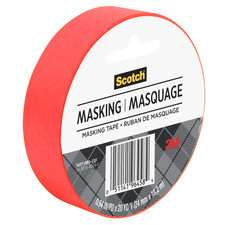 Scotch Expressions Masking Tape: 0.94 in. x 60 ft. Primary Red 