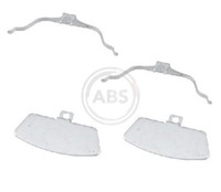 A.B.S. ZubehöRsatz Scheibenbremsbelag 1880Q FüR A6 4G2 A8 A7 Audi 4GF 4GC C7 4G5
