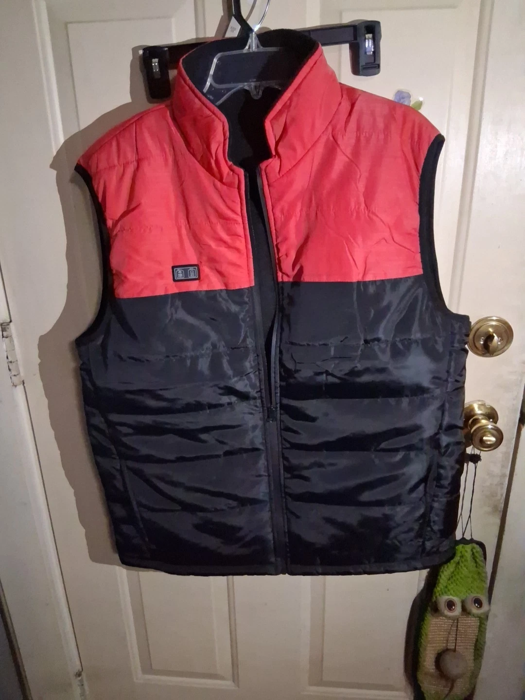 Red And Black Heated Vest