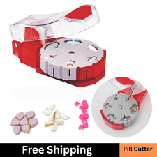 Perfect Pill Cutter   Splitter for Small  Large Pills Cuts Up to 14 Directions