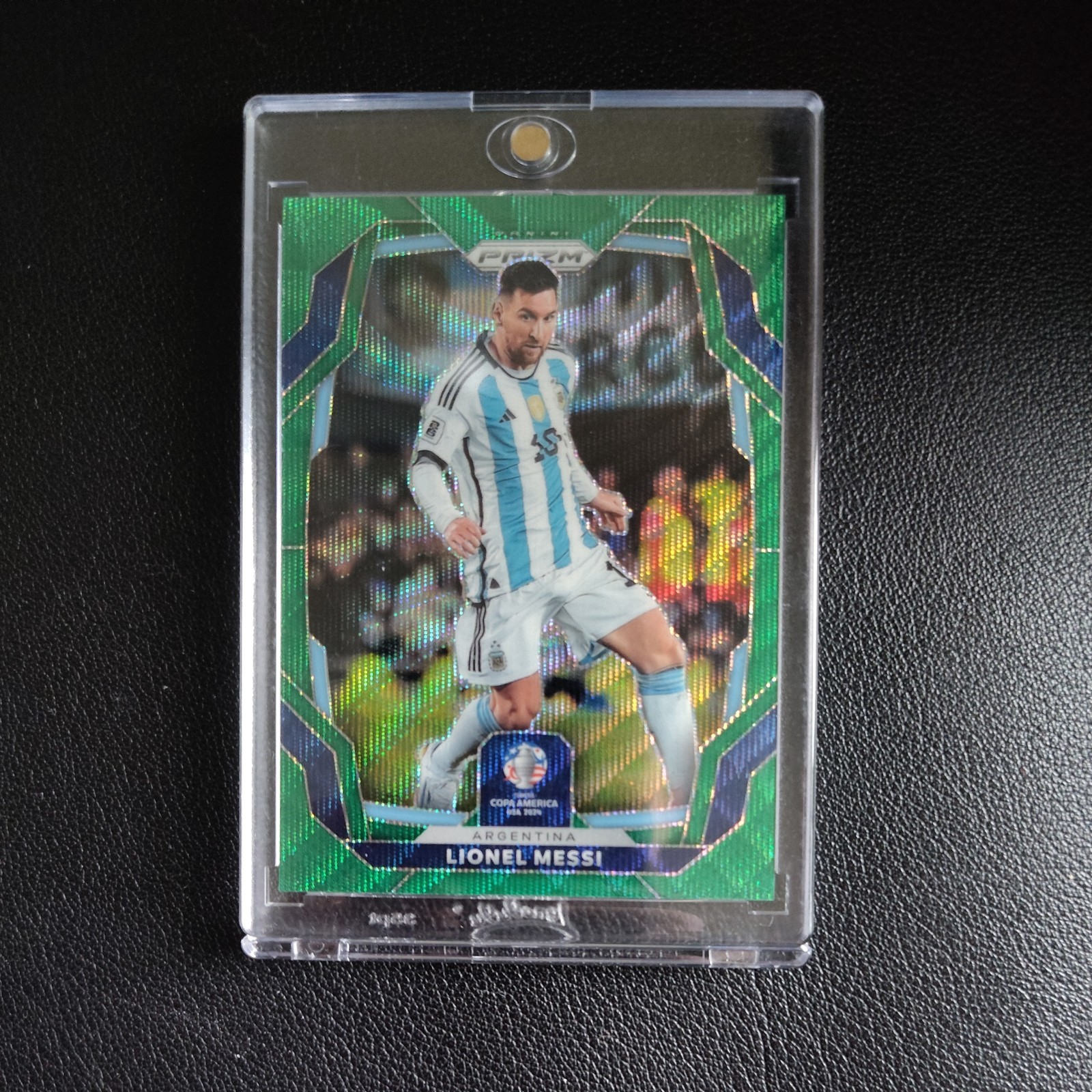 Lionel Messi 2024 Panini Prizm Copa America Green Wave 🔥