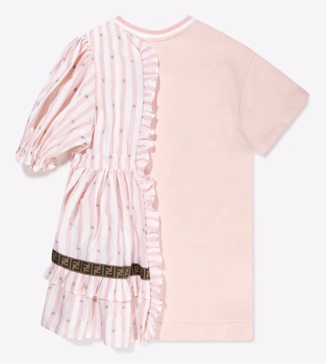 FENDI dress girls double fabric bear pink age 8 years RRP £580 image 2