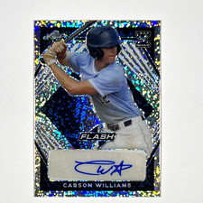 2021 Leaf Flash Prospect #BA-CW1 Carson Williams Rookie Card RC Auto /99