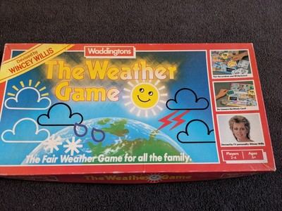 Sammlerstück Vintage Wincey Willis ''Das Wetterspiel'' Brettspiel, Waddingtons