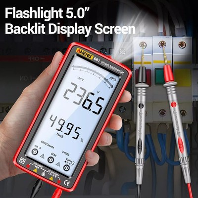 Multimeter Digital Messgerät LCD Strommesser Strom AC DC Voltmeter Amperemeter -