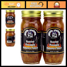 Spicy Roasted Pineapple Habanero Sauce - 16oz 2 Pack - Gourmet Hot Sauce