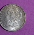 1884- Morgan silver dollar #P33815