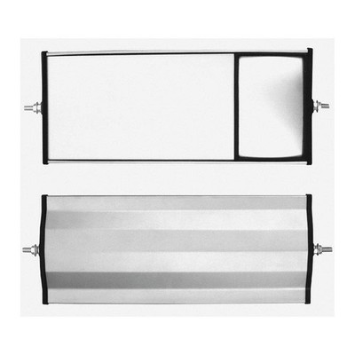 VELVAC 705107 Aluminum Split Glass Mirror 2FAE7