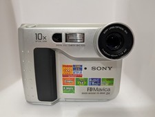 Sony Digital Mavica MVC-FD75 10x Zoom Floppy Disk Digital Camera Tested/Working