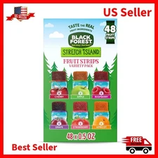 Black Forest Stretch Island Fruit Strips – Cherry, Apple, Raspberry (48 ct)