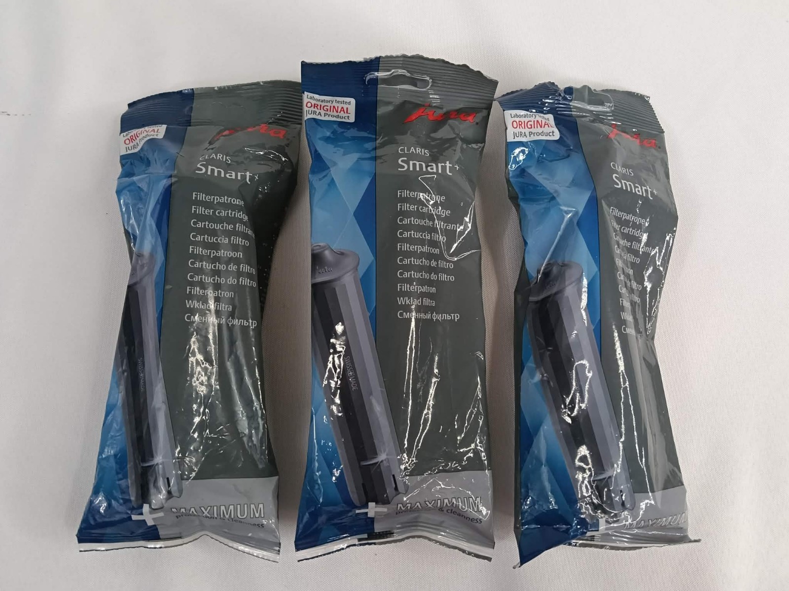 Set of 3 Jura Claris Smart+ Filter Cartridge 24232 - 202301 