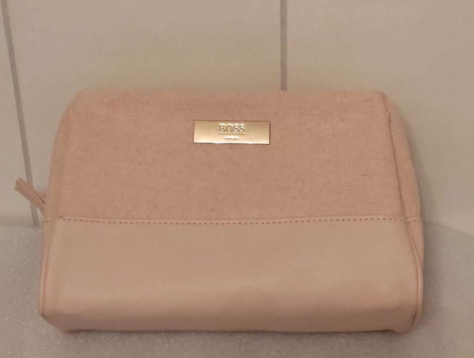 Hugo Boss Kosmetiktasche Make up Damen pfirsich NEU