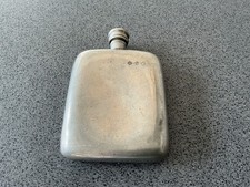 Vintage pewter hip flask. 4 oz. Screw top