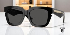 BURBERRY BE4453 300187 Black Dark Grey 54 mm Women's Sunglasses