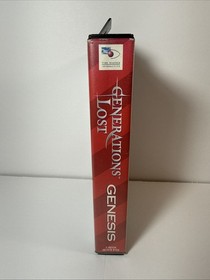 Generations Lost (Sega Genesis, 1994) in original box And NON WORKING cart.