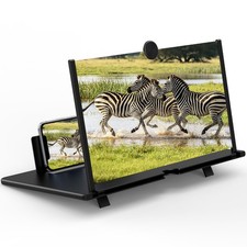 18" Screen Magnifier for Mobile Phone,3D HD Cell Phone Magnifying Projector S...