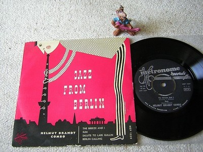 HELMUT BRANDT COMBO Jazz From Berlin 1955 DANISH 7''EP METRONOME MEP 1039