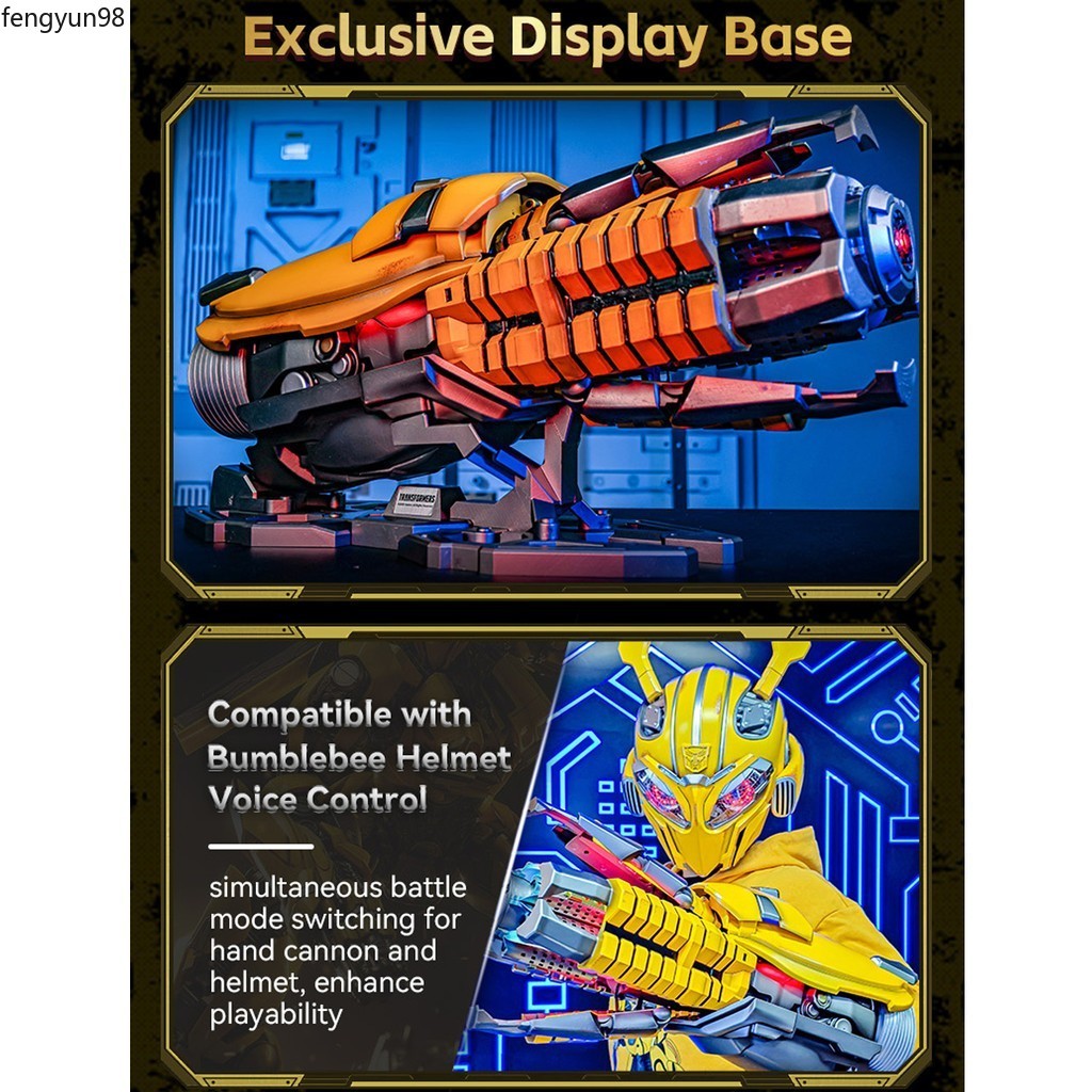 HIPLAY Killerbody Transformers CosPlay Bumblebee Hand Cannon 1:1 Wearable - Thumbnail 3