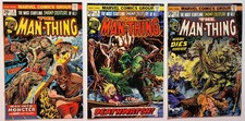 Man-Thing #8, 9, 10 - Mike Ploog Art, Steve Gerber Story Great Set (Marvel 1974)