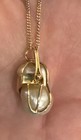 Pearl Diamond Necklace 14 Karat Yellow Gold. Retail $1500 — photo 3