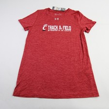 Cincinnati Bearcats Under Armour HeatGear Short Sleeve Shirt Women's Red New