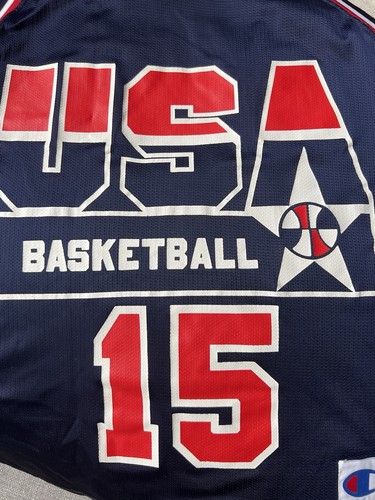 Magic Johnson Team USA Champion Jersey 1992 Olympics Dream Team Mens 40 (M) NBA - Picture 3 of 7