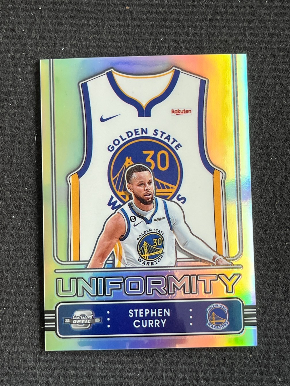 Stephen Curry 2022-23 Panini Contenders Optic Uniformity Silver #22