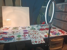 1 Pre-owned Vintage 33 Colored Pages Of Tattoo Designs That Are Colored In...