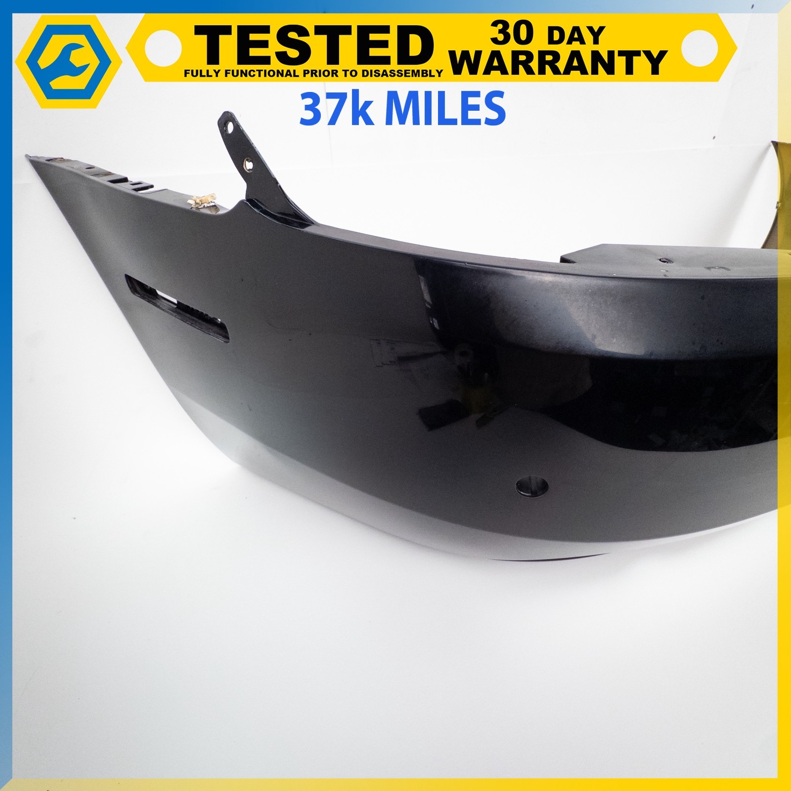 05-12 ASTON MARTIN DB9 VOLANTE REAR BUMPER COVER PANEL BLACK OEM
