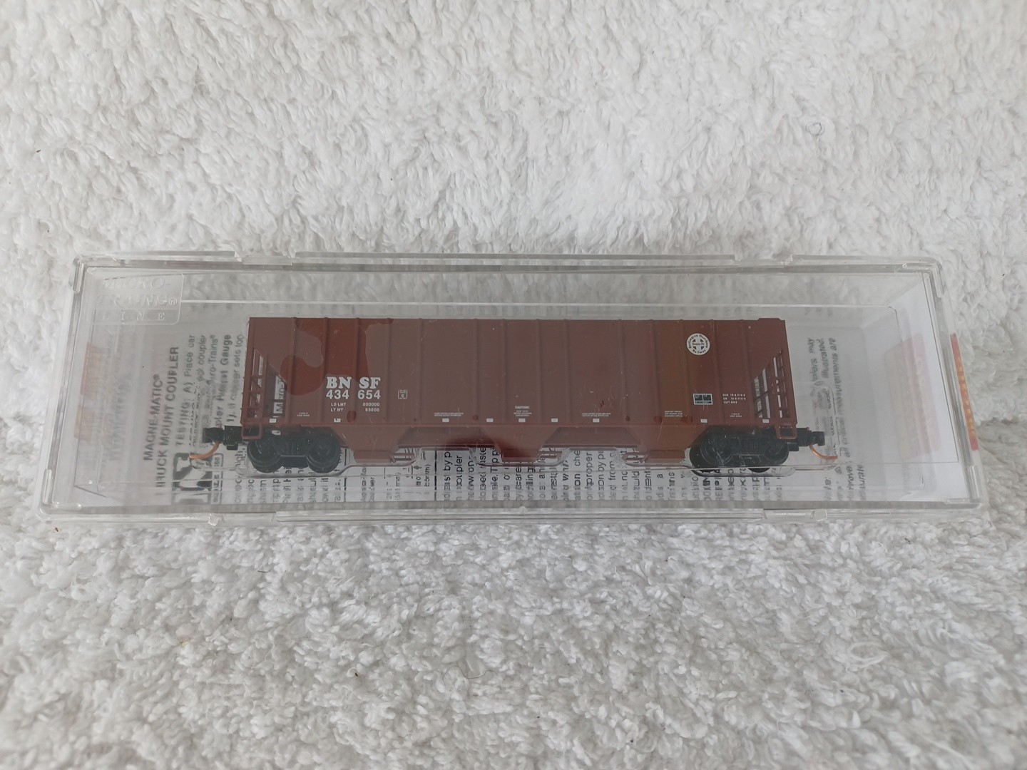 Micro Trains MTL N Gauge 09900140 Burlington Northern Santa Fe BNSF Hopper Wagon