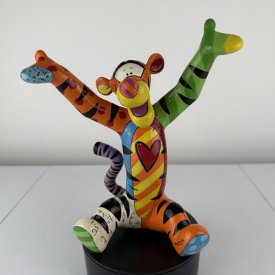 Disney Romero Britto Tigger Figurine 4044121 - 21cm Retired Winnie The Pooh