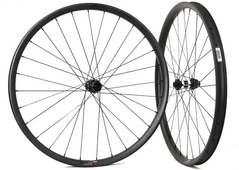27.5er Carbon XC MTB Wheelset 29er 33x30mm Asymmetric Racing/Trainning Wheels