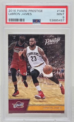2016 Panini Prestige LeBRON JAMES CARD PSA 9 MINT