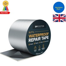5M X 100MM Waterproof Butyl Tape for Roof Felt Repair & Outdoor Applications