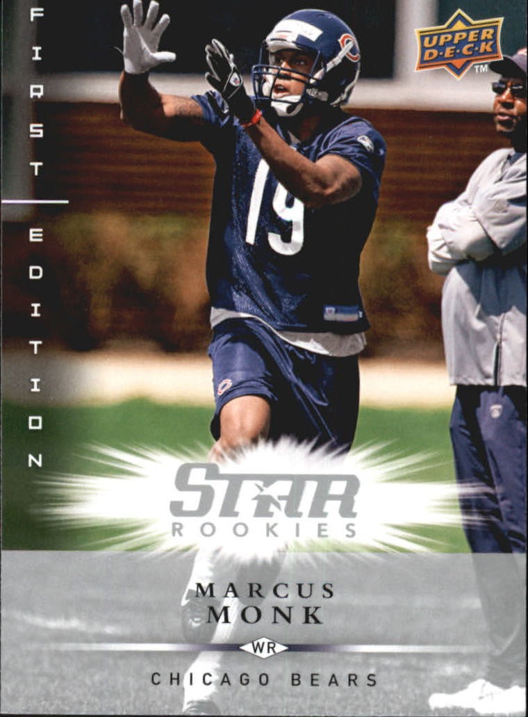 2008 Upper Deck First Edition #176 Marcus Monk RC - FB