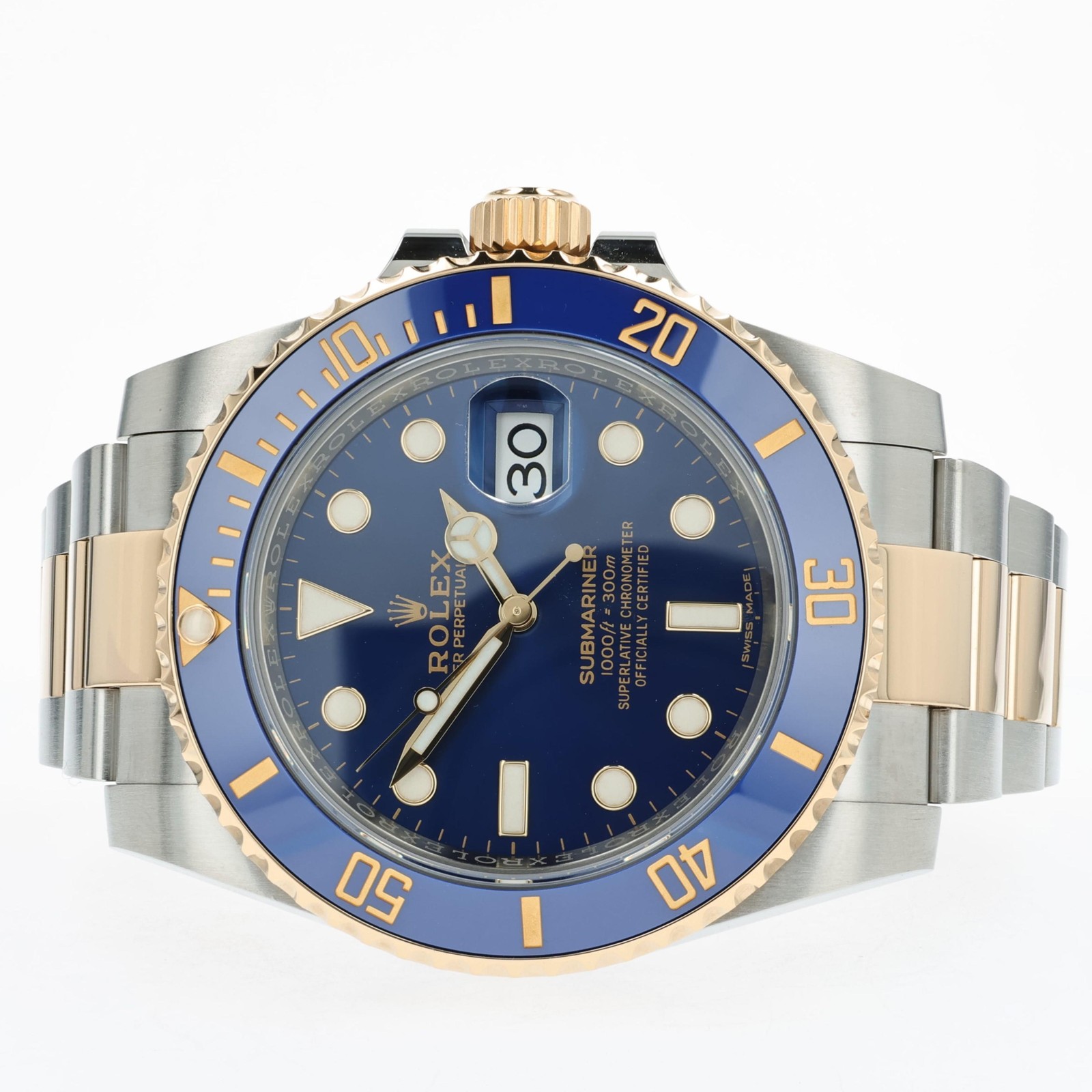 Rolex Submariner Date Blue Dial 18K Yellow Gold and Stainless Steel 116613LB image 2
