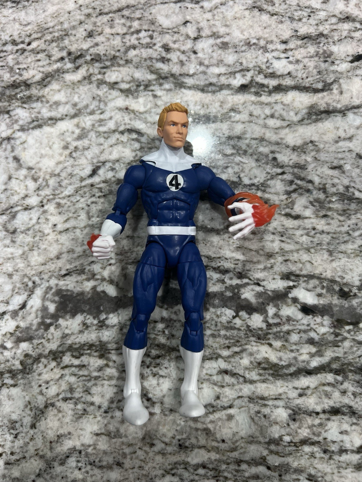 Marvel Legends Fantastic Four Retro Pulse Exclusive Johnny Storm Human Torch