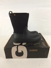Open Box Bogs Crandall II Mid Zip Women's Casual Boots, Black, W8