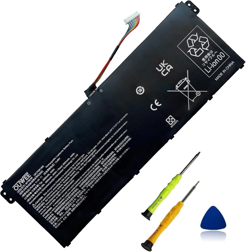 Batería confiable de iones de litio para computadora portátil de 4200 mAh para modelos Acer Aspire 5 y Spin 3 Foto 3 de 4