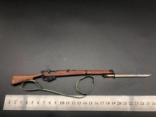 Pistola giocattolo arma Lee-Enfield serie 1:6 serie seconda guerra mondiale fatta a mano legno massello metallo