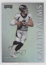 2020 Panini Playoff Call to Arms Silver Prizm Drew Lock #CA-14 0o6v