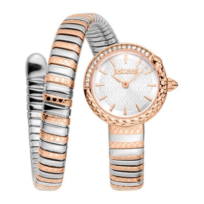 Uhr Just Cavalli JC1L301M0075 Damen Quarz Edelstahl Armband Edelstahl Neu