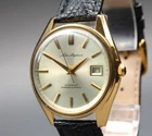 Vintage [N MINT] SEIKO Skyliner 6222-8000 Gold Hand-winding Men's Watch JAPAN