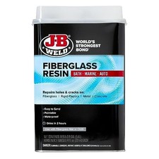 Fiberglass Resin Kit 1 Gallon for Bath, Marine, Auto Repairs