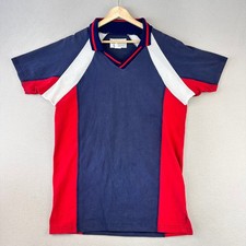Vintage Reebok Rugby Polo Shirt Mens Large Colorblock USA 90s Mesh Short Sleeve