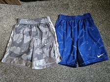 Lot of 2 - Nike Dri-Fit Youth Boys Athletic Shorts, Medium A10