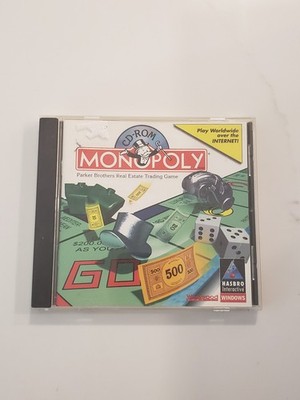 Monopoly CD-ROM (PC, 1995) Jewel Case TESTED WORKING