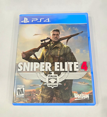 Sniper Elite 4 PlayStation 4 PS4 Online Co-op M NTSC-U/C 2017